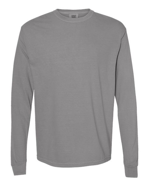 6014 - Unisex Garment-Dyed Heavyweight Long Sleeve T-Shirt