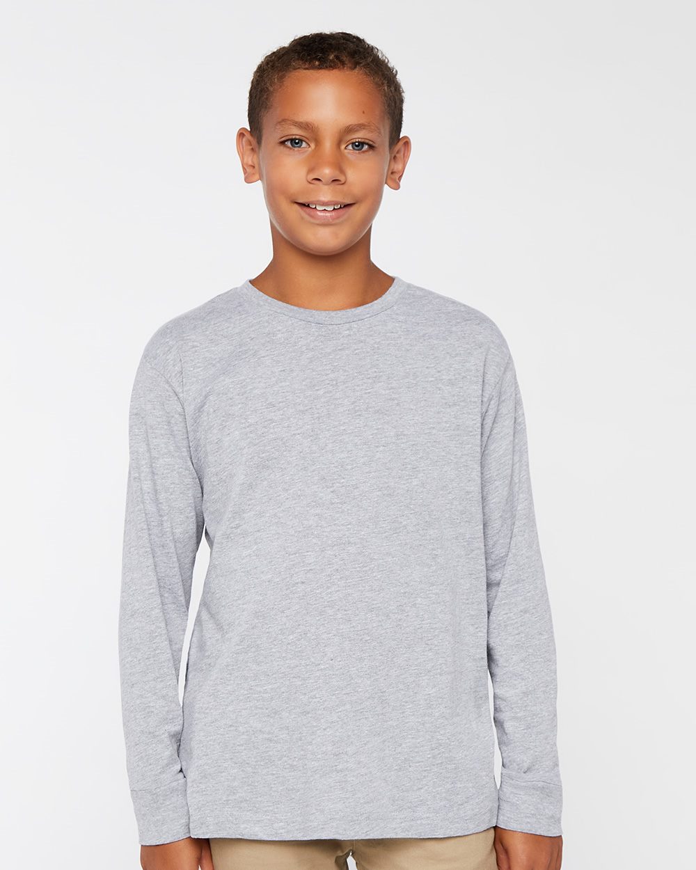 6201 - Youth Fine Jersey Long Sleeve Tee