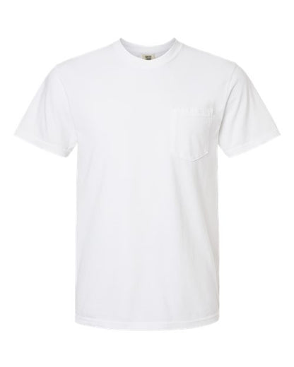 6030 - Unisex Garment-Dyed Heavyweight Pocket T-Shirt