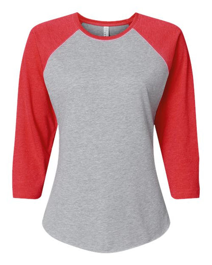 3530 - Women's Baseball Fine Jersey Three-Quarter Sleeve Tee