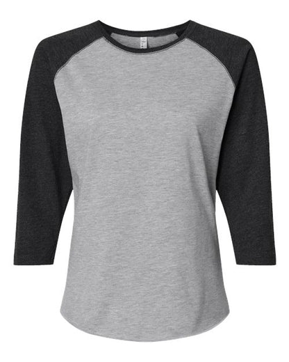 3530 - Women's Baseball Fine Jersey Three-Quarter Sleeve Tee
