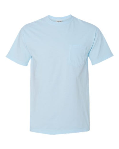 6030 - Unisex Garment-Dyed Heavyweight Pocket T-Shirt