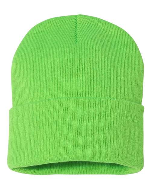 SP12 - 12" Solid Cuffed Beanie