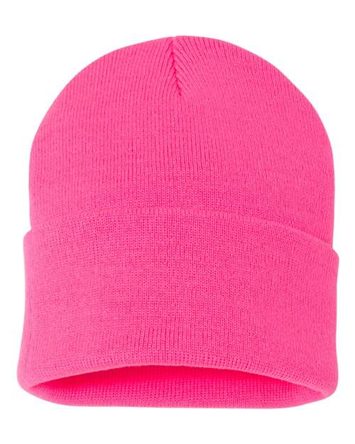 SP12 - 12" Solid Cuffed Beanie