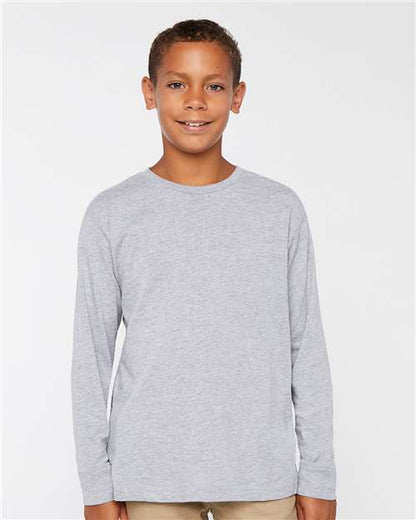 6201 - Youth Fine Jersey Long Sleeve Tee
