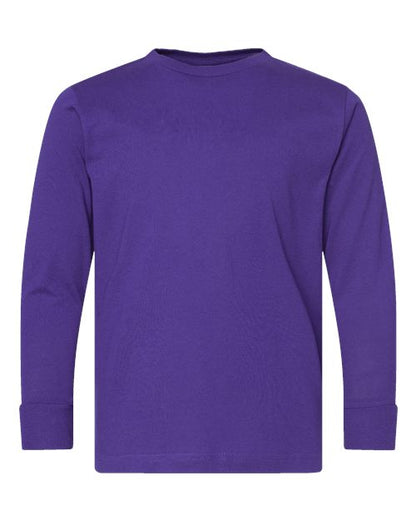 6201 - Youth Fine Jersey Long Sleeve Tee