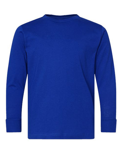 6201 - Youth Fine Jersey Long Sleeve Tee
