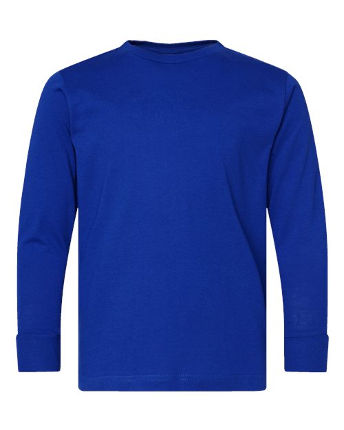 6201 - Youth Fine Jersey Long Sleeve Tee