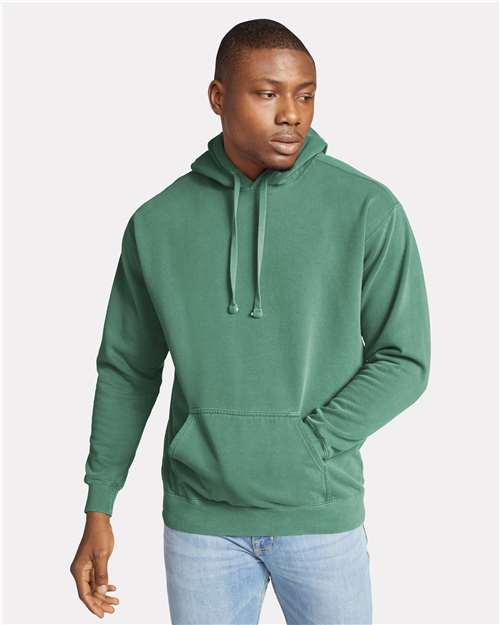 1567 - Unisex Garment-Dyed Hooded Sweatshirt