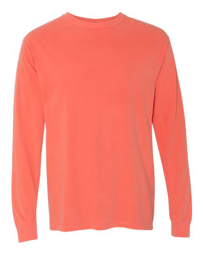 6014 - Unisex Garment-Dyed Heavyweight Long Sleeve T-Shirt