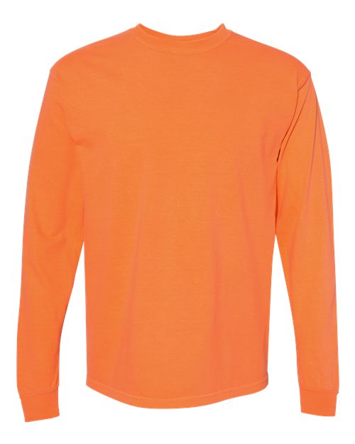 6014 - Unisex Garment-Dyed Heavyweight Long Sleeve T-Shirt