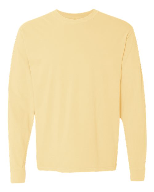 6014 - Unisex Garment-Dyed Heavyweight Long Sleeve T-Shirt