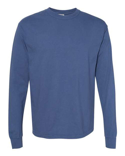 6014 - Unisex Garment-Dyed Heavyweight Long Sleeve T-Shirt