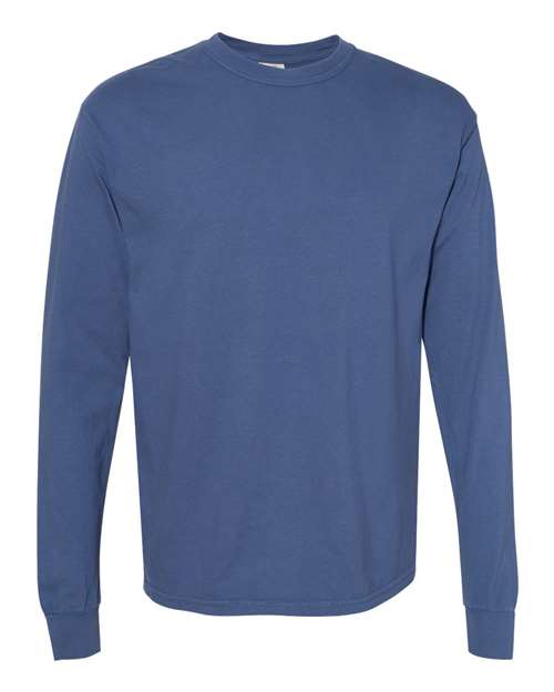 6014 - Unisex Garment-Dyed Heavyweight Long Sleeve T-Shirt