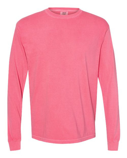 6014 - Unisex Garment-Dyed Heavyweight Long Sleeve T-Shirt