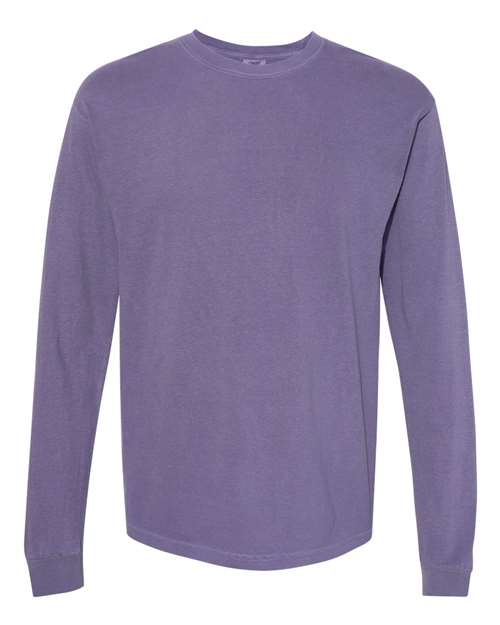 6014 - Unisex Garment-Dyed Heavyweight Long Sleeve T-Shirt