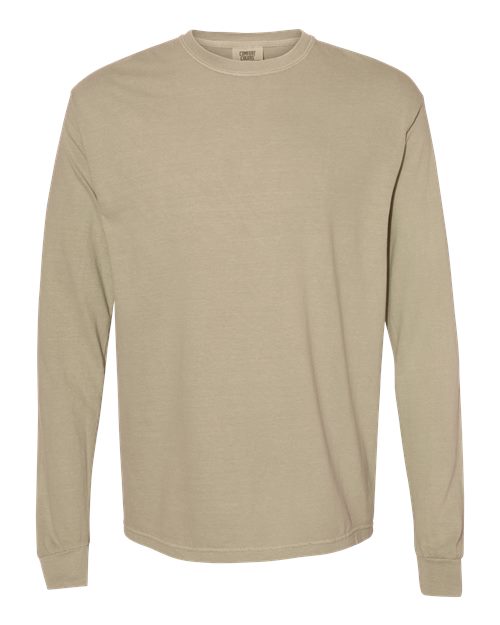 6014 - Unisex Garment-Dyed Heavyweight Long Sleeve T-Shirt