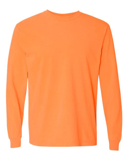 6014 - Unisex Garment-Dyed Heavyweight Long Sleeve T-Shirt