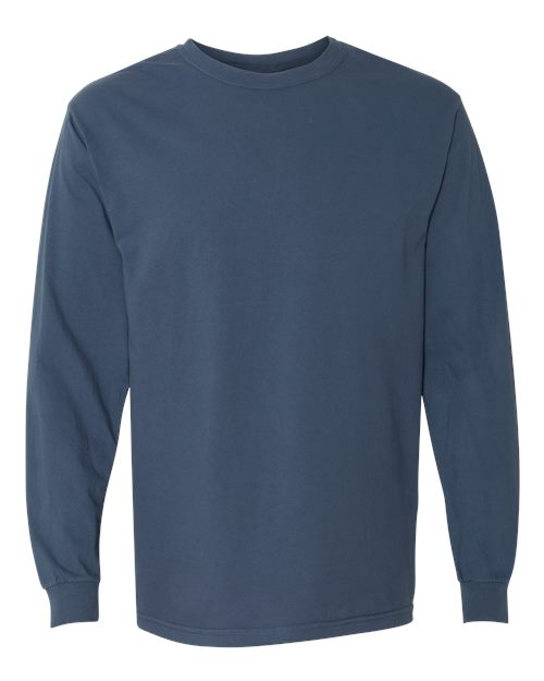 6014 - Unisex Garment-Dyed Heavyweight Long Sleeve T-Shirt