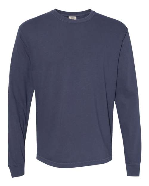 6014 - Unisex Garment-Dyed Heavyweight Long Sleeve T-Shirt