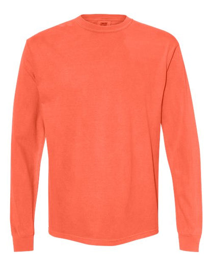 6014 - Unisex Garment-Dyed Heavyweight Long Sleeve T-Shirt