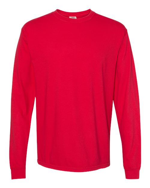 6014 - Unisex Garment-Dyed Heavyweight Long Sleeve T-Shirt