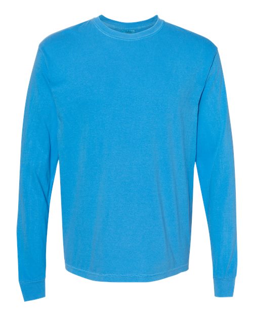 6014 - Unisex Garment-Dyed Heavyweight Long Sleeve T-Shirt