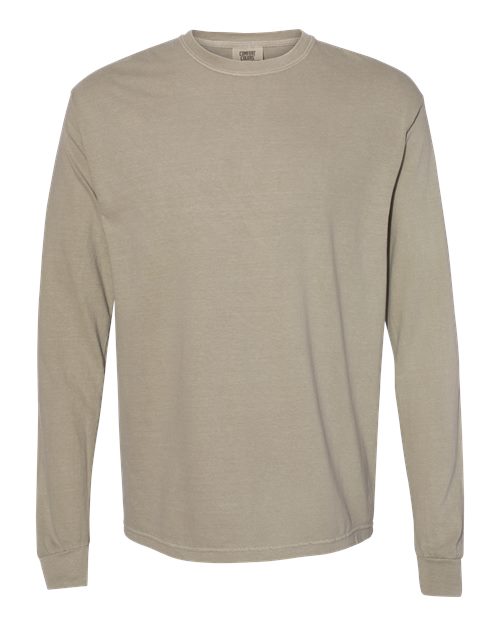 6014 - Unisex Garment-Dyed Heavyweight Long Sleeve T-Shirt