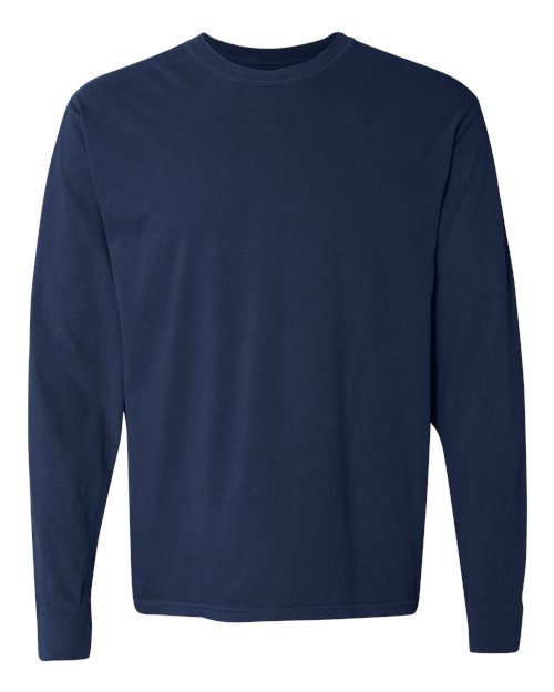 6014 - Unisex Garment-Dyed Heavyweight Long Sleeve T-Shirt