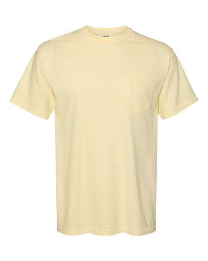 6030 - Unisex Garment-Dyed Heavyweight Pocket T-Shirt