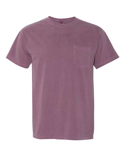 6030 - Unisex Garment-Dyed Heavyweight Pocket T-Shirt
