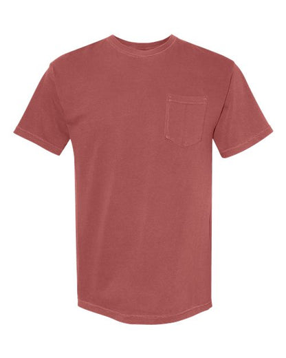 6030 - Unisex Garment-Dyed Heavyweight Pocket T-Shirt