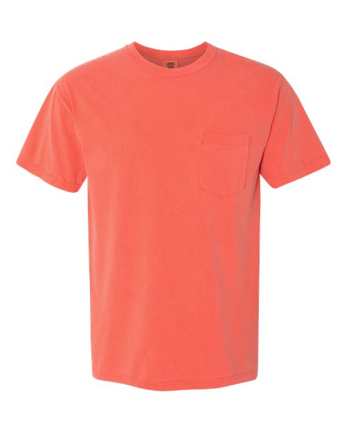 6030 - Unisex Garment-Dyed Heavyweight Pocket T-Shirt