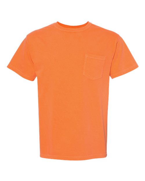 6030 - Unisex Garment-Dyed Heavyweight Pocket T-Shirt