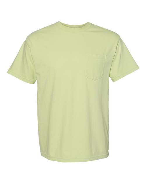 6030 - Unisex Garment-Dyed Heavyweight Pocket T-Shirt