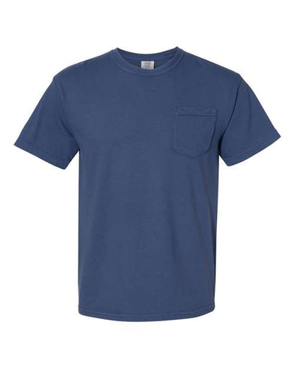 6030 - Unisex Garment-Dyed Heavyweight Pocket T-Shirt