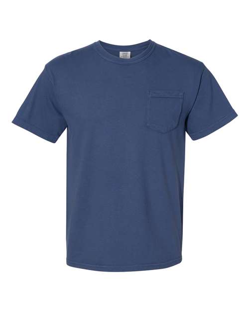 6030 - Unisex Garment-Dyed Heavyweight Pocket T-Shirt
