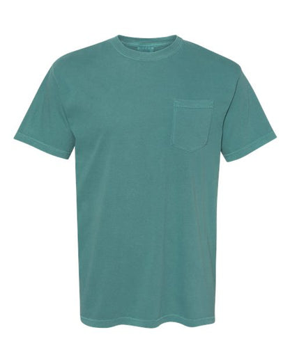 6030 - Unisex Garment-Dyed Heavyweight Pocket T-Shirt