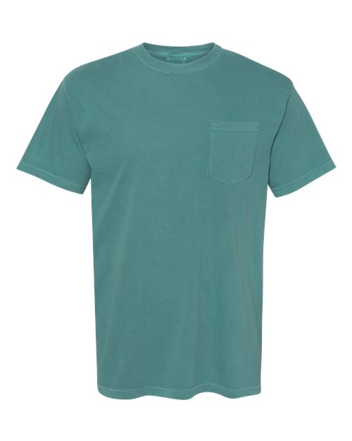 6030 - Unisex Garment-Dyed Heavyweight Pocket T-Shirt