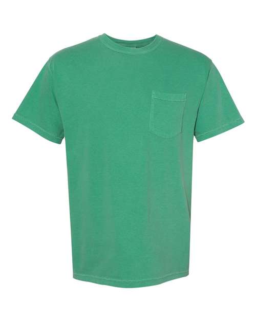 6030 - Unisex Garment-Dyed Heavyweight Pocket T-Shirt