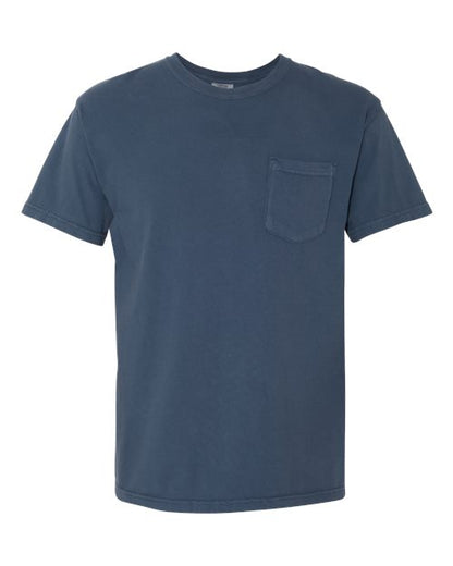 6030 - Unisex Garment-Dyed Heavyweight Pocket T-Shirt