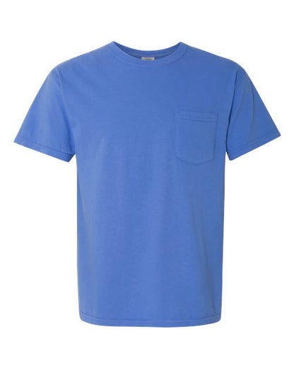 6030 - Unisex Garment-Dyed Heavyweight Pocket T-Shirt