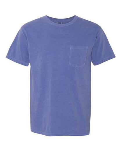 6030 - Unisex Garment-Dyed Heavyweight Pocket T-Shirt