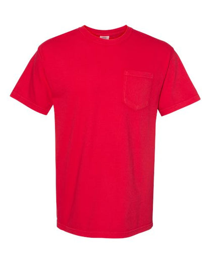 6030 - Unisex Garment-Dyed Heavyweight Pocket T-Shirt