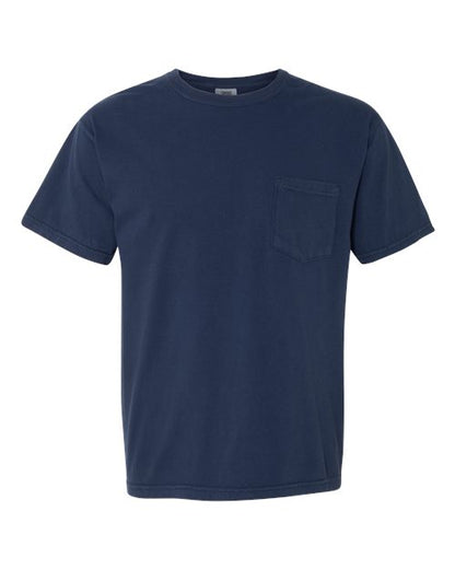 6030 - Unisex Garment-Dyed Heavyweight Pocket T-Shirt
