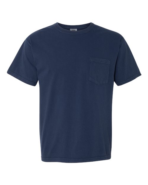 6030 - Unisex Garment-Dyed Heavyweight Pocket T-Shirt