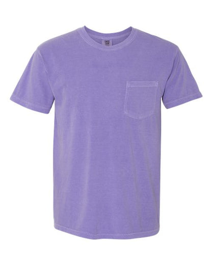 6030 - Unisex Garment-Dyed Heavyweight Pocket T-Shirt