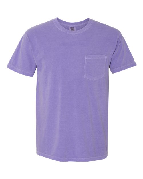 6030 - Unisex Garment-Dyed Heavyweight Pocket T-Shirt