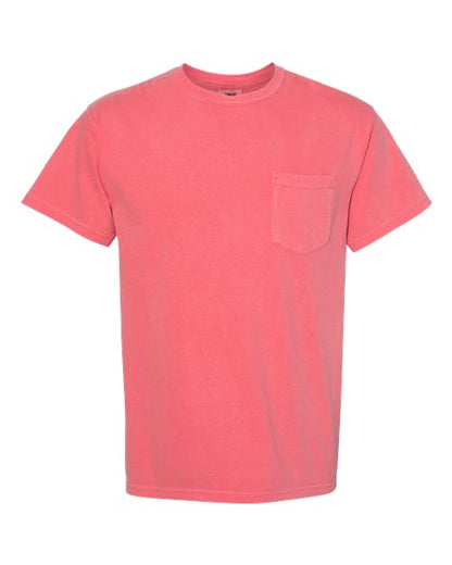 6030 - Unisex Garment-Dyed Heavyweight Pocket T-Shirt
