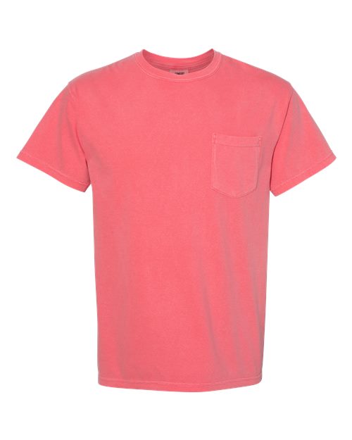 6030 - Unisex Garment-Dyed Heavyweight Pocket T-Shirt
